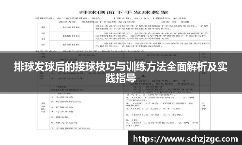 排球发球后的接球技巧与训练方法全面解析及实践指导